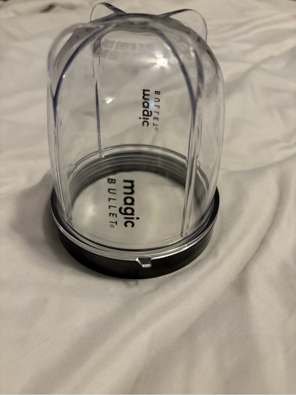 Clear Replacement Cup with Black Base -